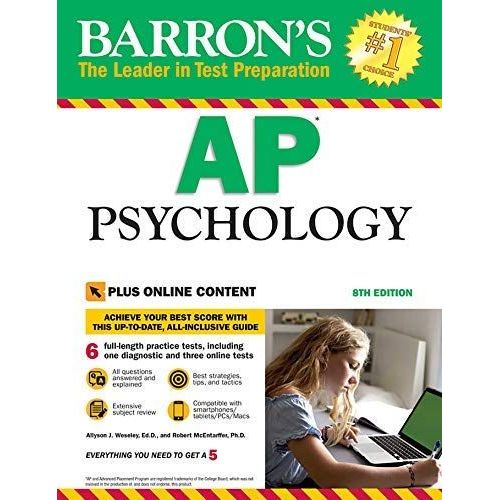 Barron's Ap Psychology With Online Tests