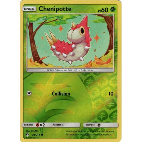 Carte Francaise Chenipotte Reverse 23/214 Tonnerre Perdu Pokemon