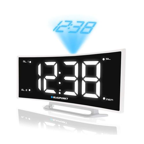 Blaupunkt CRP7WH horloge radio-réveil avec projecteur