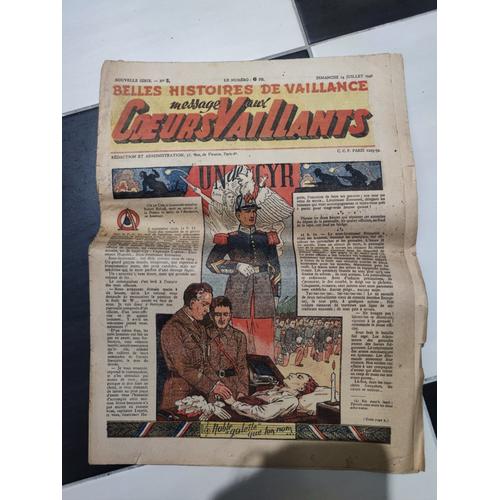 Coeurs Vaillants N°5 (Nouvelle Série) 14 Juillet 1946 Belles Histoires De Vaillance