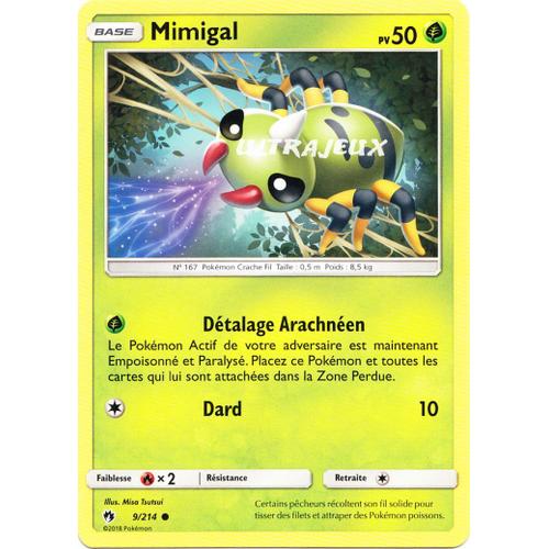 Pokémon - 9/214 - Mimigal - Sl8 - Soleil Et Lune - Tonnerre Perdu - Commune