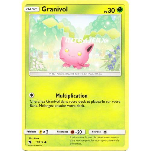 Pokémon - 11/214 - Granivol - Sl8 - Soleil Et Lune - Tonnerre Perdu - Commune