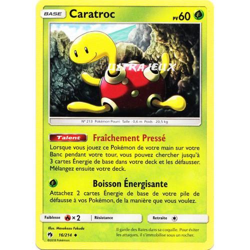 Pokémon - 16/214 - Sl8 - Soleil Et Lune - Tonnerre Perdu - Caratroc - Peu Commune