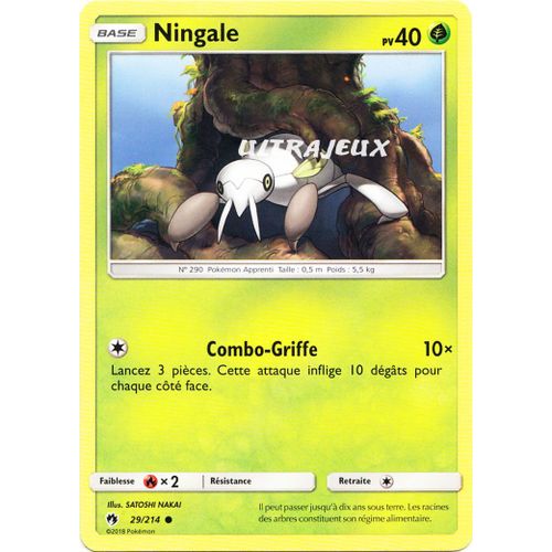 Pokémon - 29/214 - Ningale - Sl8 - Soleil Et Lune - Tonnerre Perdu - Commune