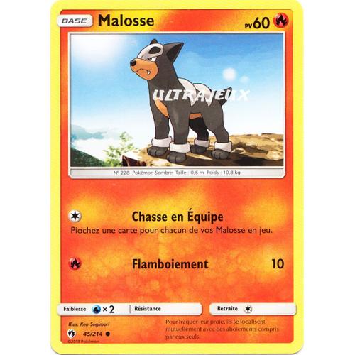 Pokémon - 45/214 - Malosse - Sl8 - Soleil Et Lune - Tonnerre Perdu - Commune