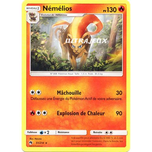 Pokémon - 51/214 - Sl8 - Soleil Et Lune - Tonnerre Perdu - Némélios - Rare