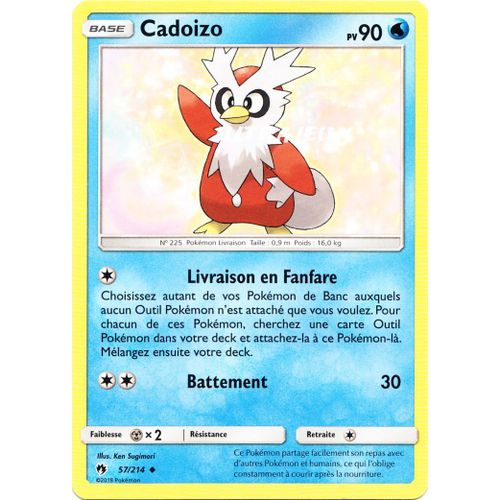 Pokémon - 57/214 - Cadoizo - Sl8 - Soleil Et Lune - Tonnerre Perdu - Peu Commune