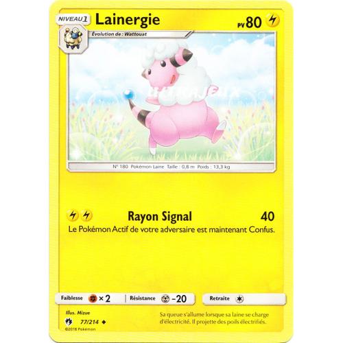 Pokémon - 77/214 - Lainergie - Sl8 - Soleil Et Lune - Tonnerre Perdu - Peu Commune