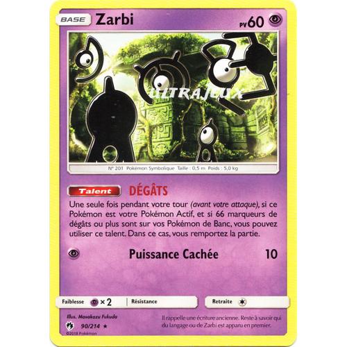 Pokémon - 90/214 - Zarbi - Sl8 - Soleil Et Lune - Tonnerre Perdu - Rare