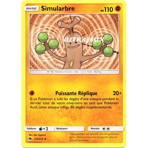 Pokémon - 110/214 - Simularbre - Sl8 - Soleil Et Lune - Tonnerre Perdu - Peu Commune