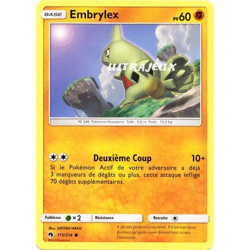 Pokémon - 115/214 - Embrylex - Sl8 - Soleil Et Lune - Tonnerre Perdu - Commune