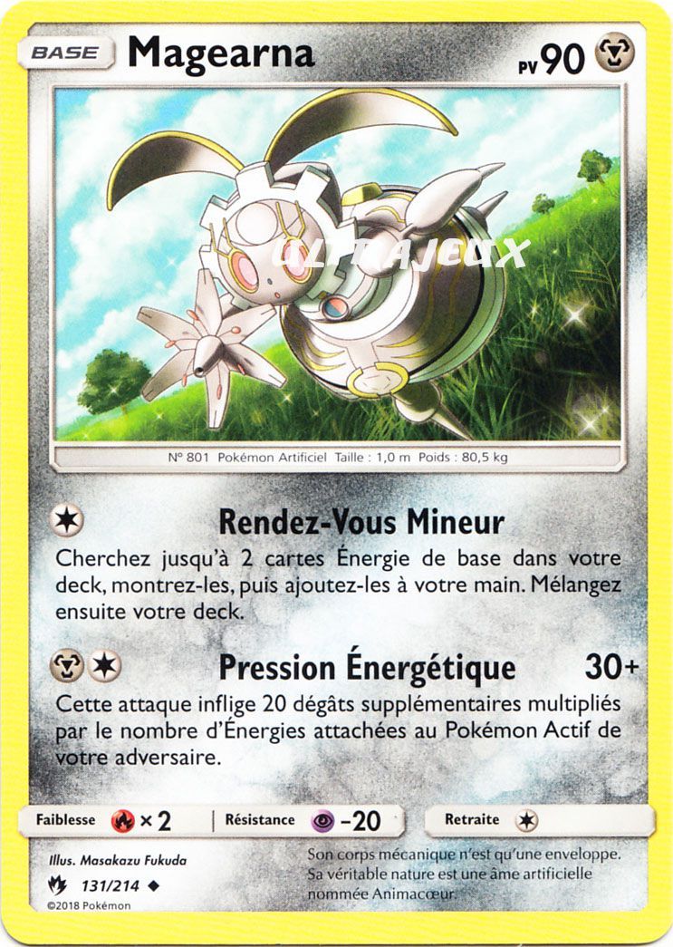 Pokémon - 131/214 - Magearna - Sl8 - Soleil Et Lune - Tonnerre Perdu - Peu Commune