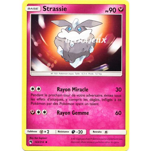 Pokémon - 143/214 - Strassie - Sl8 - Soleil Et Lune - Tonnerre Perdu - Peu Commune