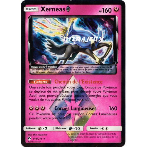 Pokémon - 144/214 - Xerneas Prisme - Sl8 - Soleil Et Lune - Tonnerre Perdu - Prisme
