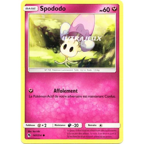 Pokémon - 147/214 - Sl8 - Soleil Et Lune - Tonnerre Perdu - Spododo - Commune