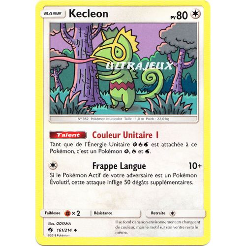 Pokémon - 161/214 - Kecleon - Sl8 - Soleil Et Lune - Tonnerre Perdu - Peu Commune