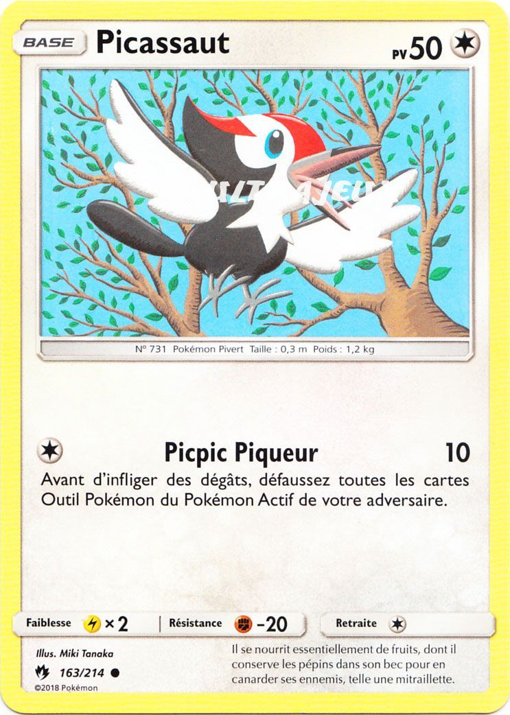 SL8-163/214 Reverse VF Français Picassaut Pokemon