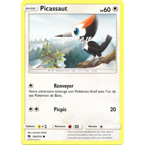 Pokémon - 164/214 - Picassaut - Sl8 - Soleil Et Lune - Tonnerre Perdu - Commune