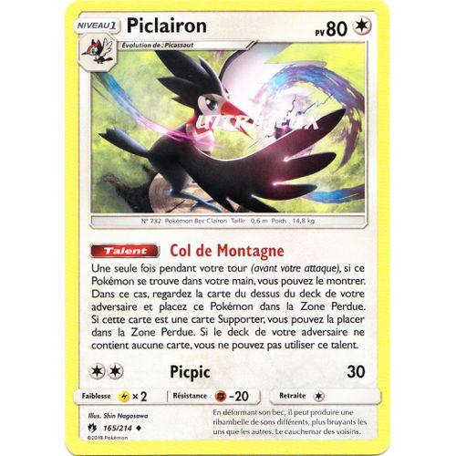 Pokémon - 165/214 - Piclairon - Sl8 - Soleil Et Lune - Tonnerre Perdu - Peu Commune