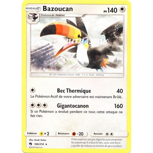 Pokémon - 166/214 - Bazoucan - Sl8 - Soleil Et Lune - Tonnerre Perdu - Rare