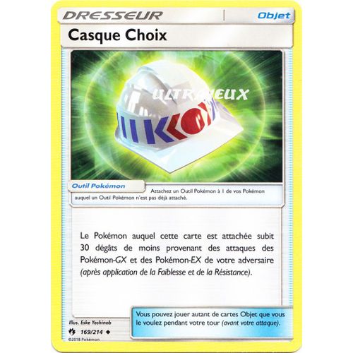 Pokémon - 169/214 - Casque Choix - Sl8 - Soleil Et Lune - Tonnerre Perdu - Peu Commune