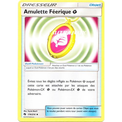 Pokémon - 174/214 - Amulette Féerique Énergie Plante - Sl8 - Soleil Et Lune - Tonnerre Perdu - Peu Commune