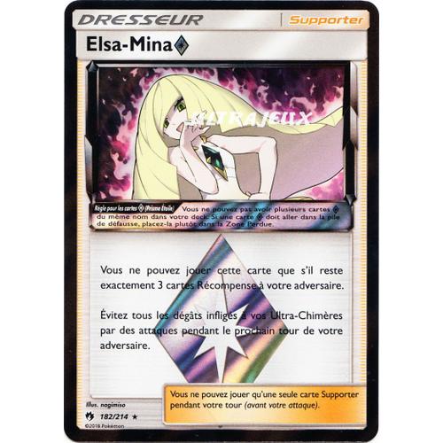 Pokémon - 182/214 - Elsa-Mina Prisme - Sl8 - Soleil Et Lune - Tonnerre Perdu - Prisme