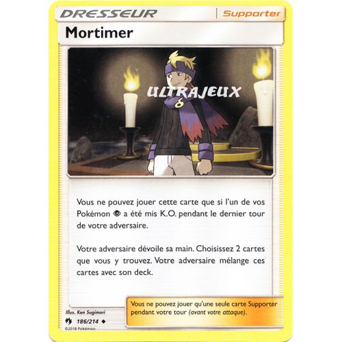 Pokémon - 186/214 - Mortimer - Sl8 - Soleil Et Lune - Tonnerre Perdu - Peu Commune