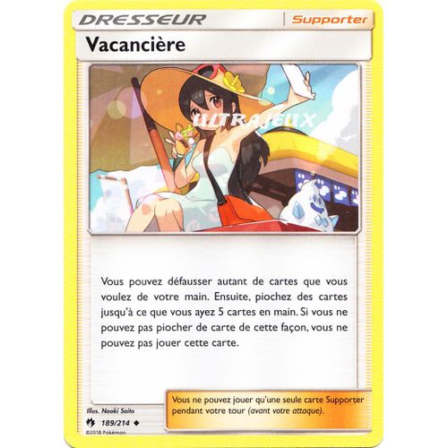 Pokémon - 189/214 - Vacancière - Sl8 - Soleil Et Lune - Tonnerre Perdu - Peu Commune