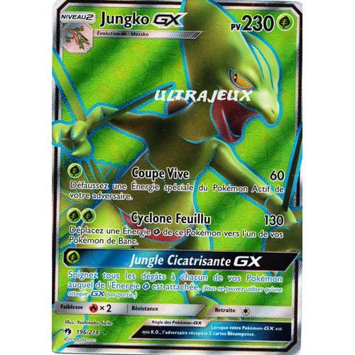 Pokémon - 196/214 - Jungko Gx - Sl8 - Soleil Et Lune - Tonnerre Perdu - Ultra Rare