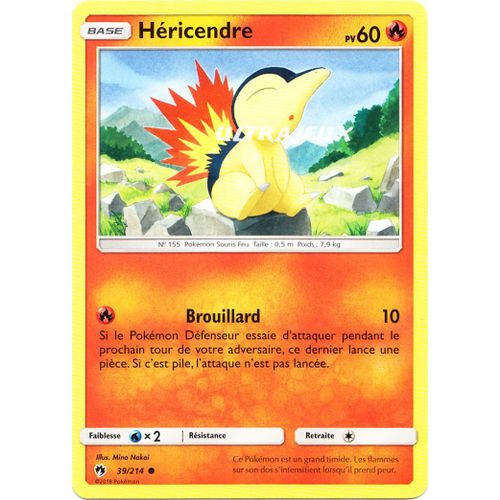Pokémon - 39-R/214 - Héricendre - Reverse