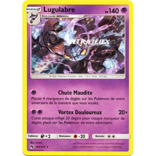 Pokémon - 103-R/214 - Lugulabre - Reverse