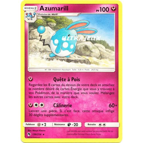 Pokémon - 136-R/214 - Azumarill - Reverse
