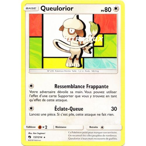 Pokémon - 157-R/214 - Queulorior - Reverse