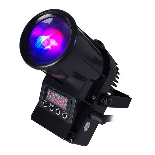 Projecteur 10W ? LED RVBB ? 6 canaux DMX - ibiza Light LEDSPOT10W
