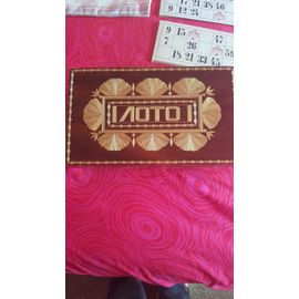 Jeu De Loto En Bois Artisanal