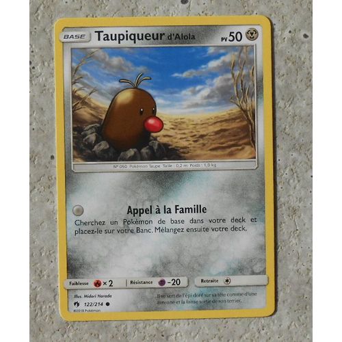 Taupiqueur D' Alola 122/214 - Sl8 - Tonnerre Perdu - Vf