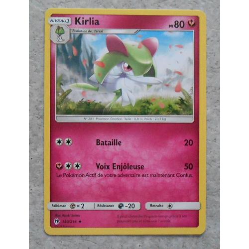 Kirlia 140/214 - Sl8 - Tonnerre Perdu - Vf