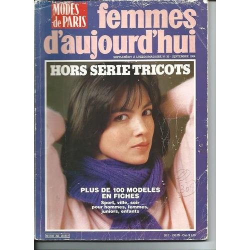 Femmes D'aujourd'hui - Hors Série Tricots - Hiver 84/85