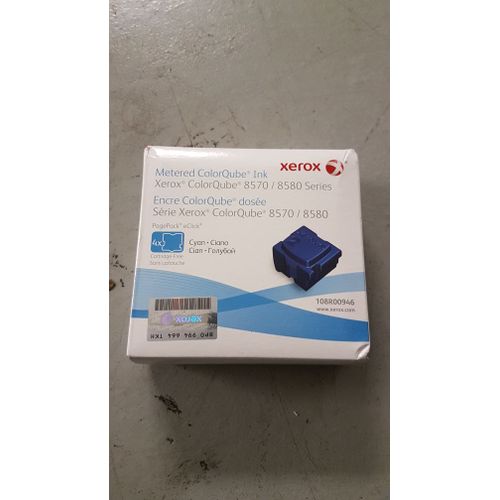 Xerox ColorQube 8570 /8580 Cyan Bleu réf 108R00946