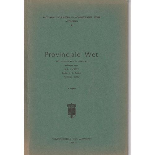 Provinciale Wet