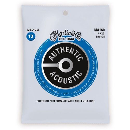 Martin Ma150 - Jeu De Cordes Guitare Acoustique - Authentic Sp - Medium 13-56