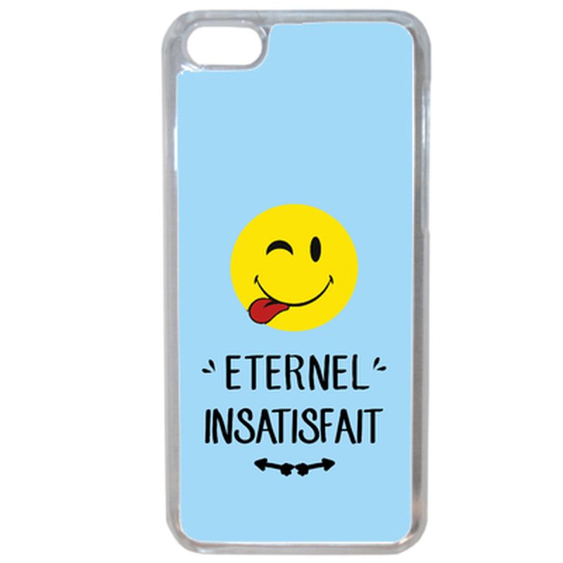 Coque Eternel Insatisfait Smiley Tire La Langue Fond Compatible Iphone 7 Rakuten