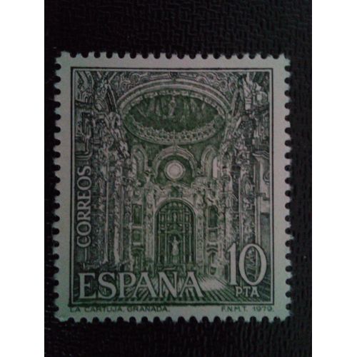 Timbre Espagne Yt 2180 Eglise Des Chartreux, Grenade 1979