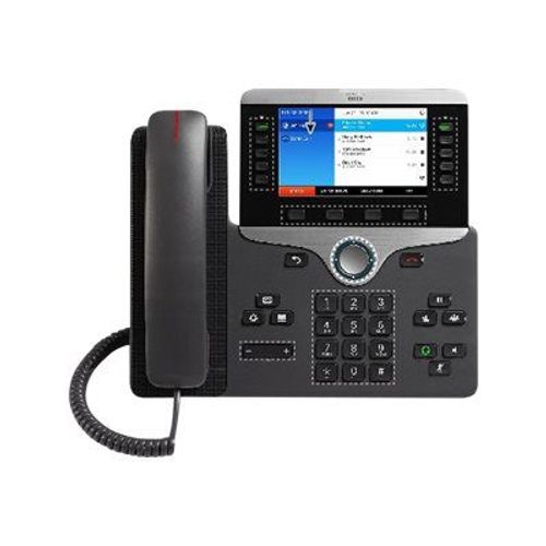 Cisco IP Phone 8851 - Téléphone VoIP - SIP, RTCP, RTP, SRTP, SDP - 5 lignes - Charbon