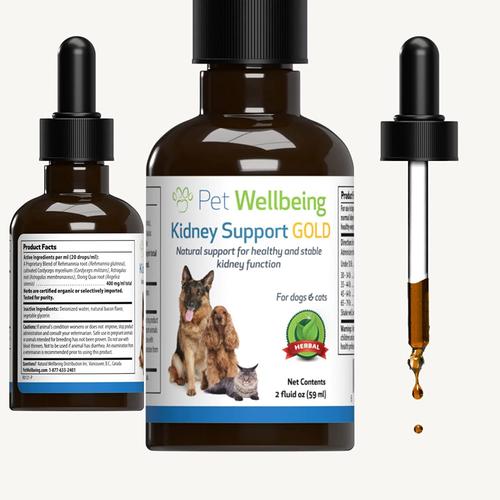 Kidney Support Gold Pet Wellbeing Neuf