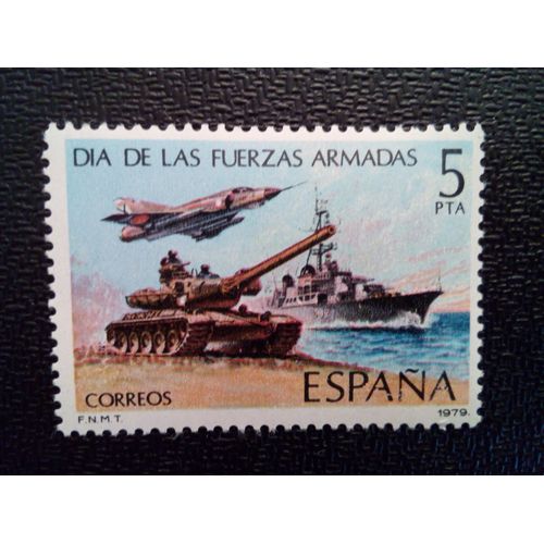 Timbre Espagne Yt 2171 Journée Des Forces Armées 1979