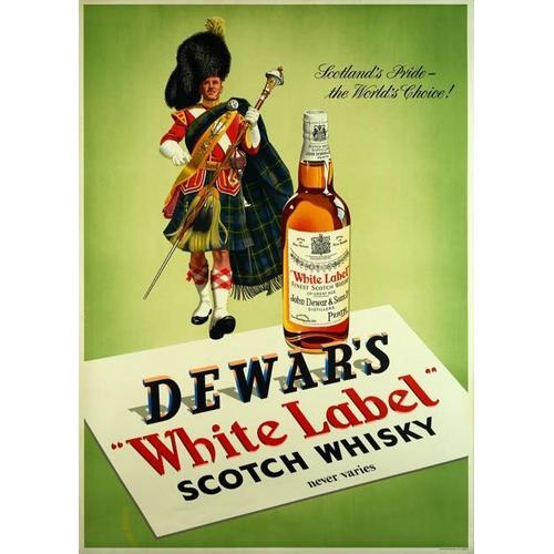 Affiche White Label Whisky