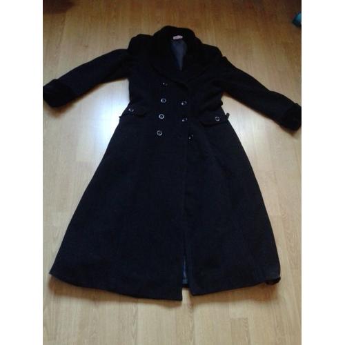 Manteau Long Noir