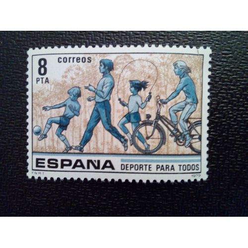 Timbre Espagne Yt 2163 Sport Pour Tous. 1979